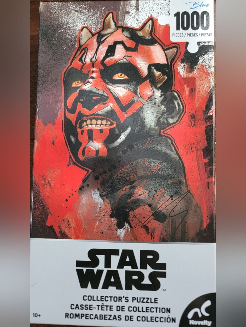 Darth Maul Disney Star Wars Collector's Edition 1000-Piece Cardboard Puzzle 2025